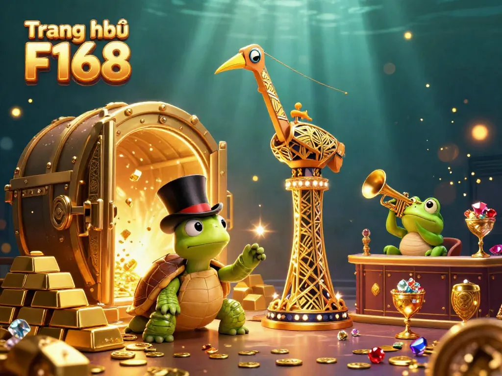 Engage in exciting gameplay at Trang chủ F168 with vibrant illustrations of characters in a casino setting.