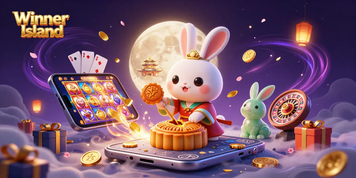 Spin and win with Winner Island's vibrant casino scene, showcasing exciting gaming elements.